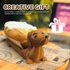 1PC Funny Hot Dogs Sushi Serving Tray Cute Shape Sandwich Dog Meal Plate Dachshund Dinner Plate Dinnerplate for Home Decor