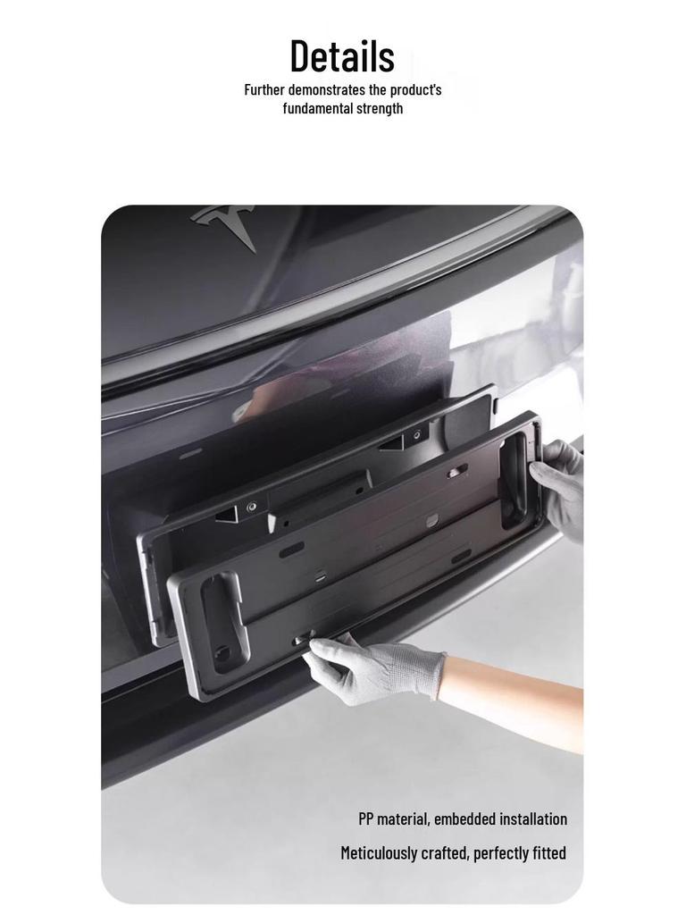 Tesla Model Y/3 License Plate Frame & Bracket Cover