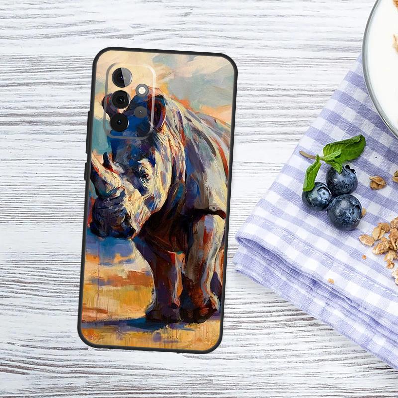 Animal Rhino Case For Samsung Galaxy A54 A34 A14 A56 A36 A16 A06 A13 A53 A12 A22 A32 A52 A35 A17 A15 A55
