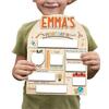 First Day of School Board Dry Erase Board Reusable Wooden First Day