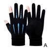 Men's Summer Fishing Gloves Ice Silk Non-Slip Sun Protection Motorcycle Gloves Outdoor Sports C K9H5