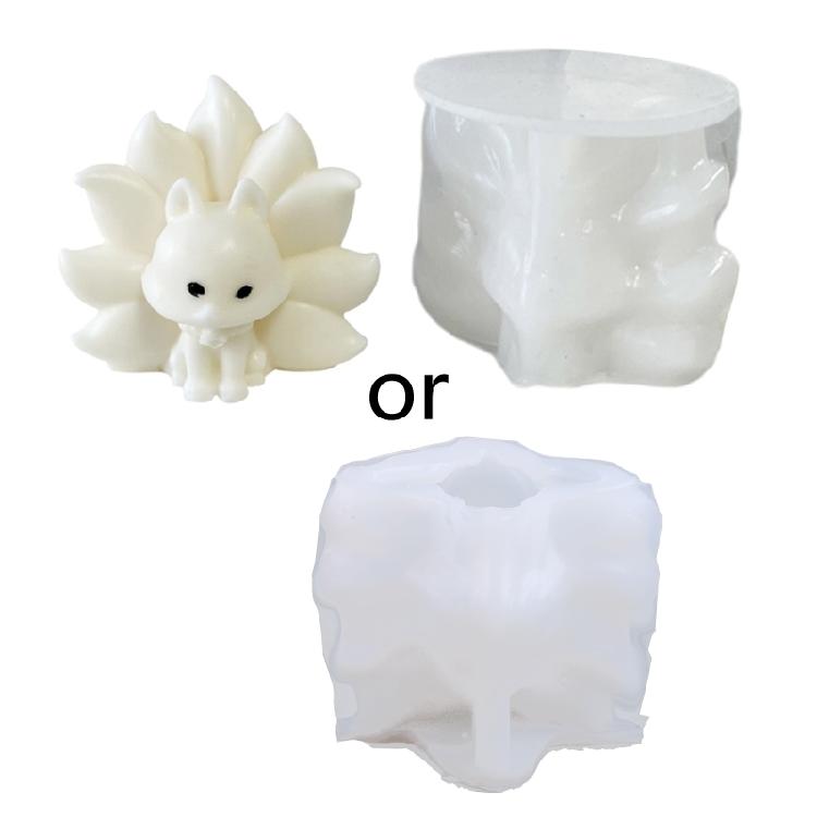 

Candle Molds Non-stick Easy to De-mold for DIY Crafts Candle Soap Making Baking 1