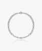 Helene Jewelry 925 Silver Rope Style Chain Silver Ring (Type A)