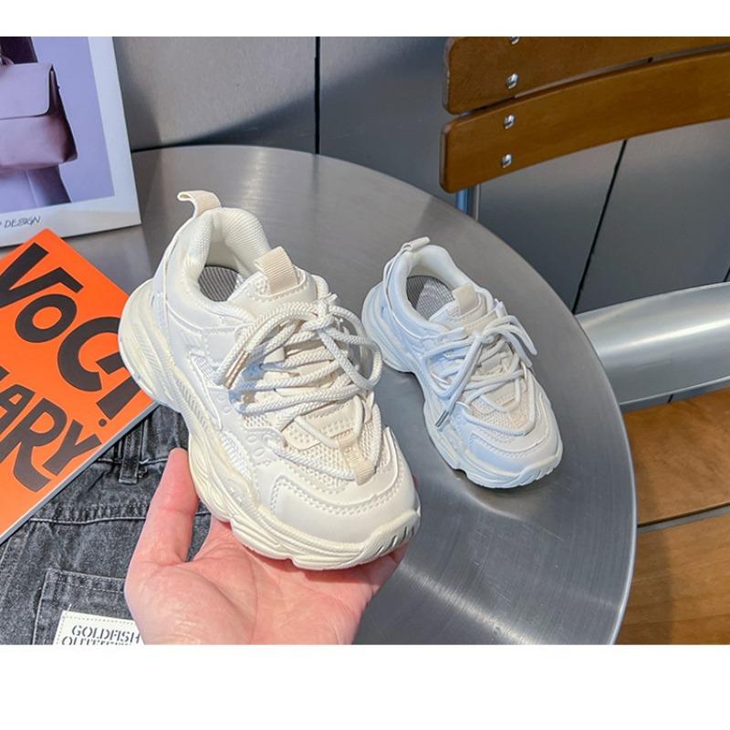 Kids Breathable Mesh Thick Sole Casual Sneakers