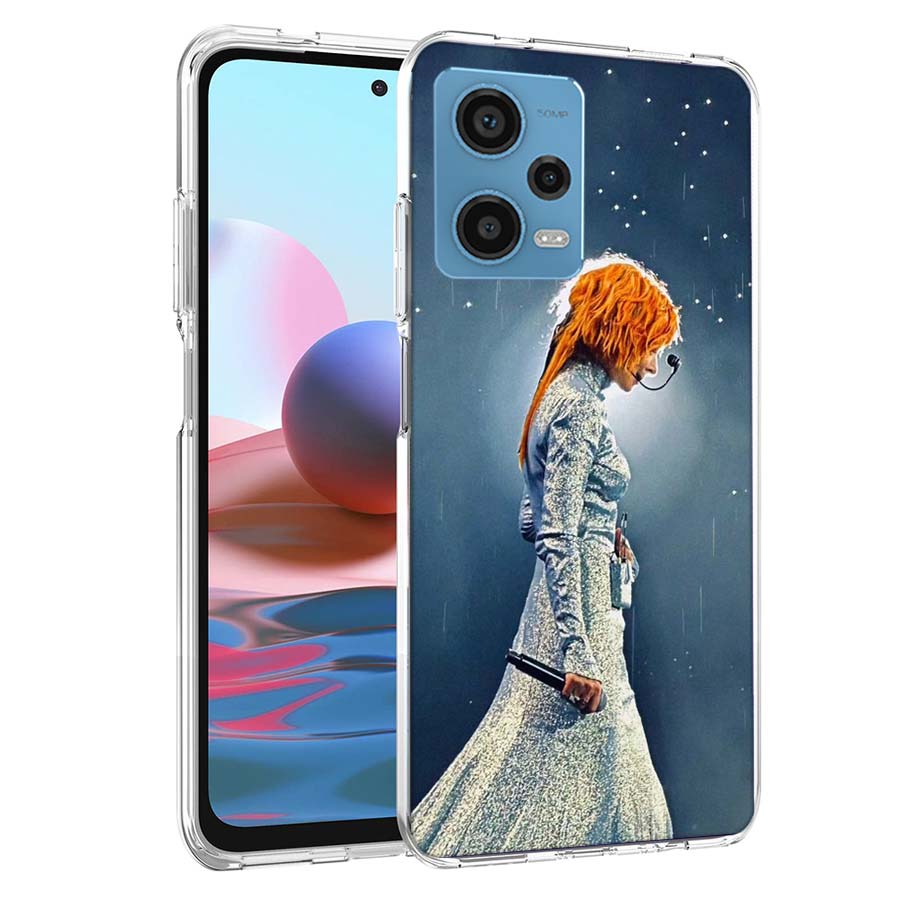 Mylene Farmer Phone Case For Redmi Note 13 12 14 15 Pro Plus 13R 11 11T 11E 11S 10 Pro 10S 9 9S Cover Cell Clear TPU Capa Cases