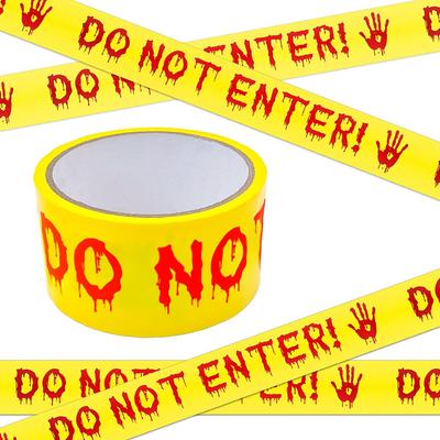 1 X Halloween Decorations Caution Tape For Party, Door, Danger Areas 4.8cm X 2m
