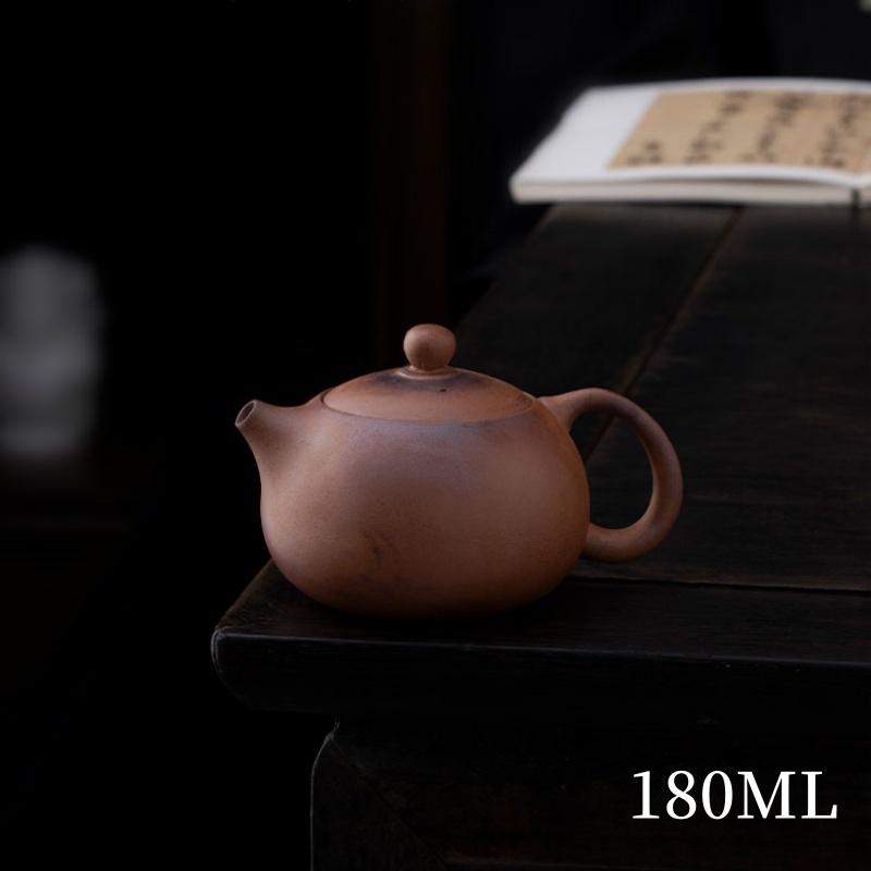 Retro Japanese Style Pot Teapot Kung Fu Coarse pottery Tea Making Device Tea Infuser Tea Kettle Chinese Small Teapot