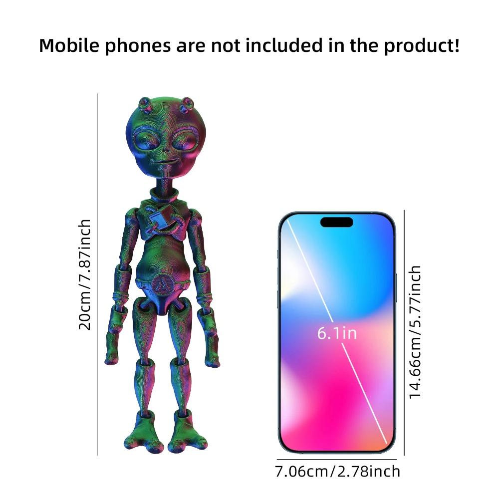 Alien model ornament joint can be moved Halloween creative toy gift decompression parent-child interaction