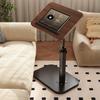 Mesa de Cabeceira Giratória Ajustável: Mesa de Laptop Dobrável e Mesa Lateral de Sofá