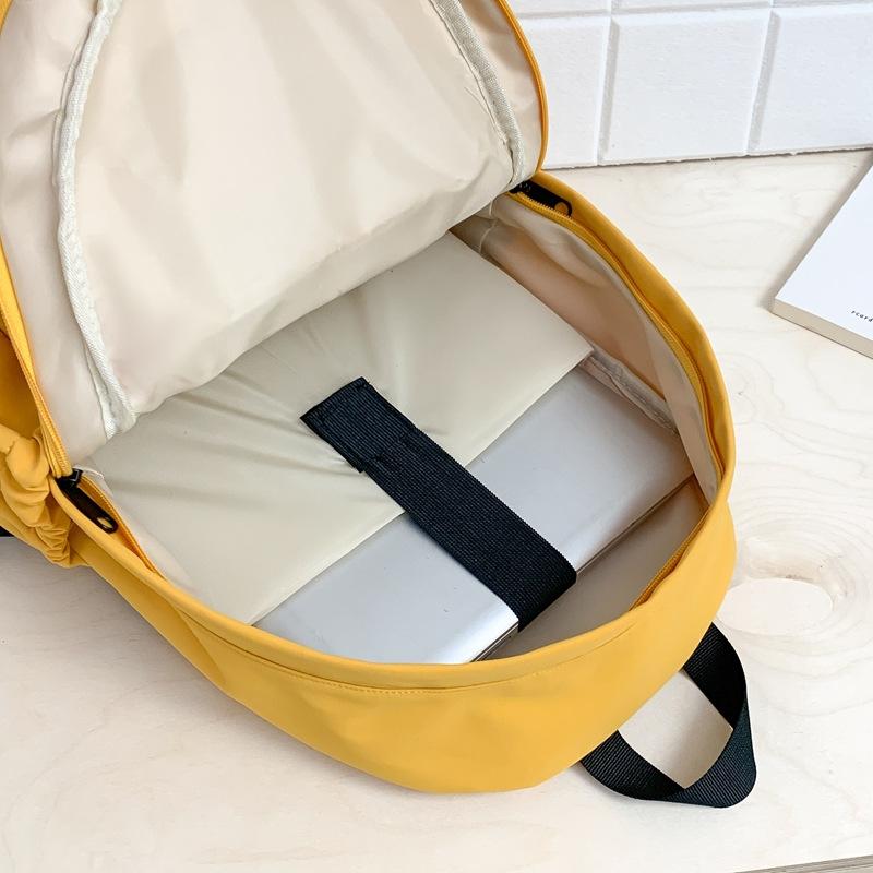 Schoolbag new outdoor light casual contrasting backpack large capacity simple leisure sports female student travel mountaineering bag