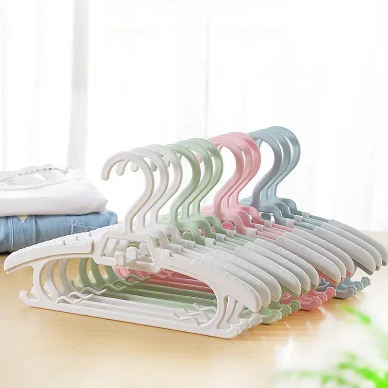 5/10/20pcs Baby Hangers Kids Room Drying Racks Non-slip Children Storage Hangers For Clothes Rack Closet Organizer for Clothes