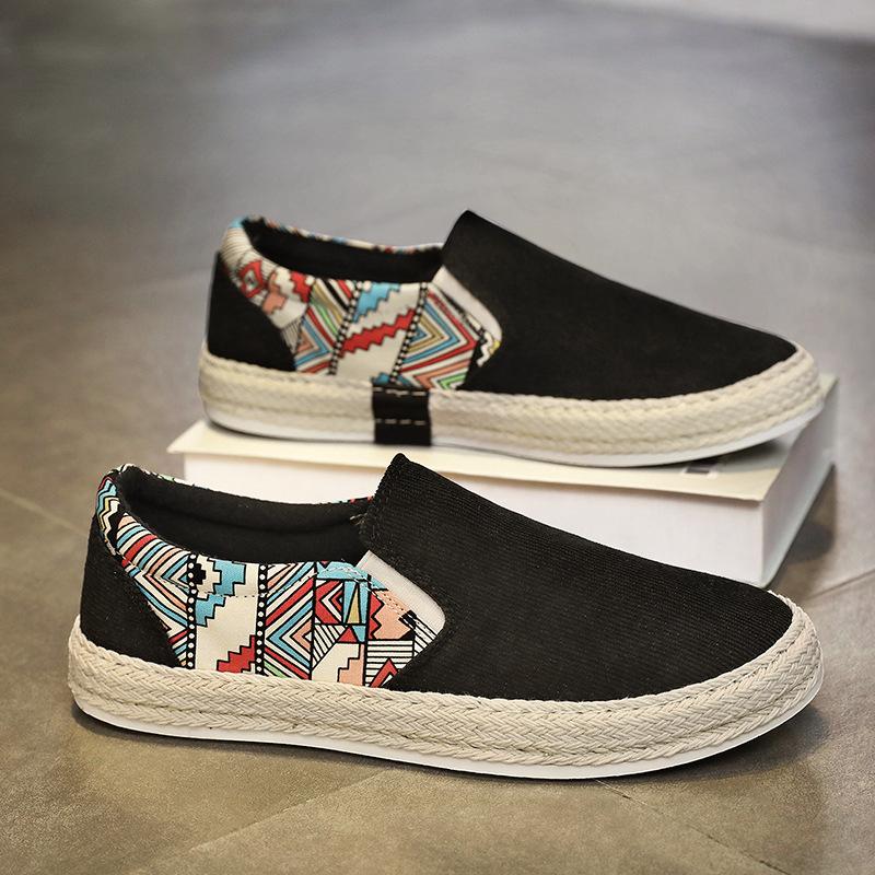 

Обувь Мужская Весна и Осень Новая Тканевая Обувь Обувь на Одном Педали Повседневная Ленивая Обувь Гофэн Вождение Рыбацкая Обувь В Наличии 39