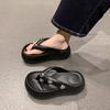 Fashion Shoes House Slippers Platform Summer Clogs Woman Rubber Flip Flops Slides Beach Soft Hawaiian Casual Leisure Beach Shoes Rubber
