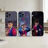 F-piłka nożna barcelona pedri Etui na telefon do iPhone 17,16,15,14,13,12,11 Plus,Pro Max,SE4Miękki silikon Czarny pokrowiec