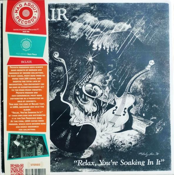 LP Record BELAIR - Relax, You're Soaking In It MAR085 Mad About Recor 2024 Portugal Jazz