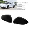 2PCS Rearview Mirror Cover Bright Black Smooth Texture Door Side Mirror Cap Housing Fit For ID3 Mk8 2020+