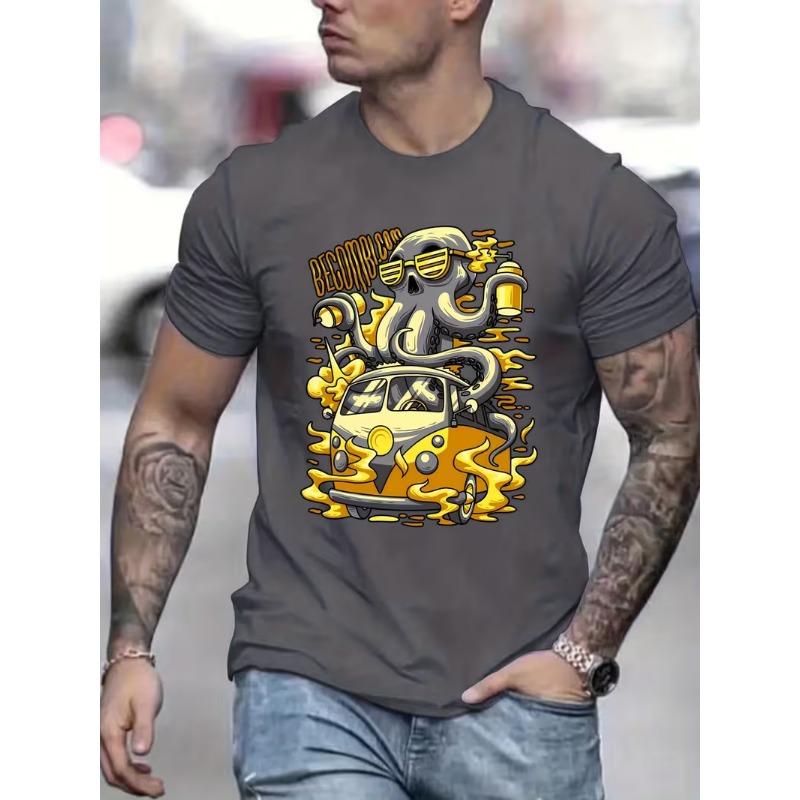 Loose T-shirt-round neck summer top S