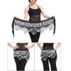 Sexy Sequins Show Costumes Hip Scarf Belly Dance Belt Dancer Skirt Waist Chain