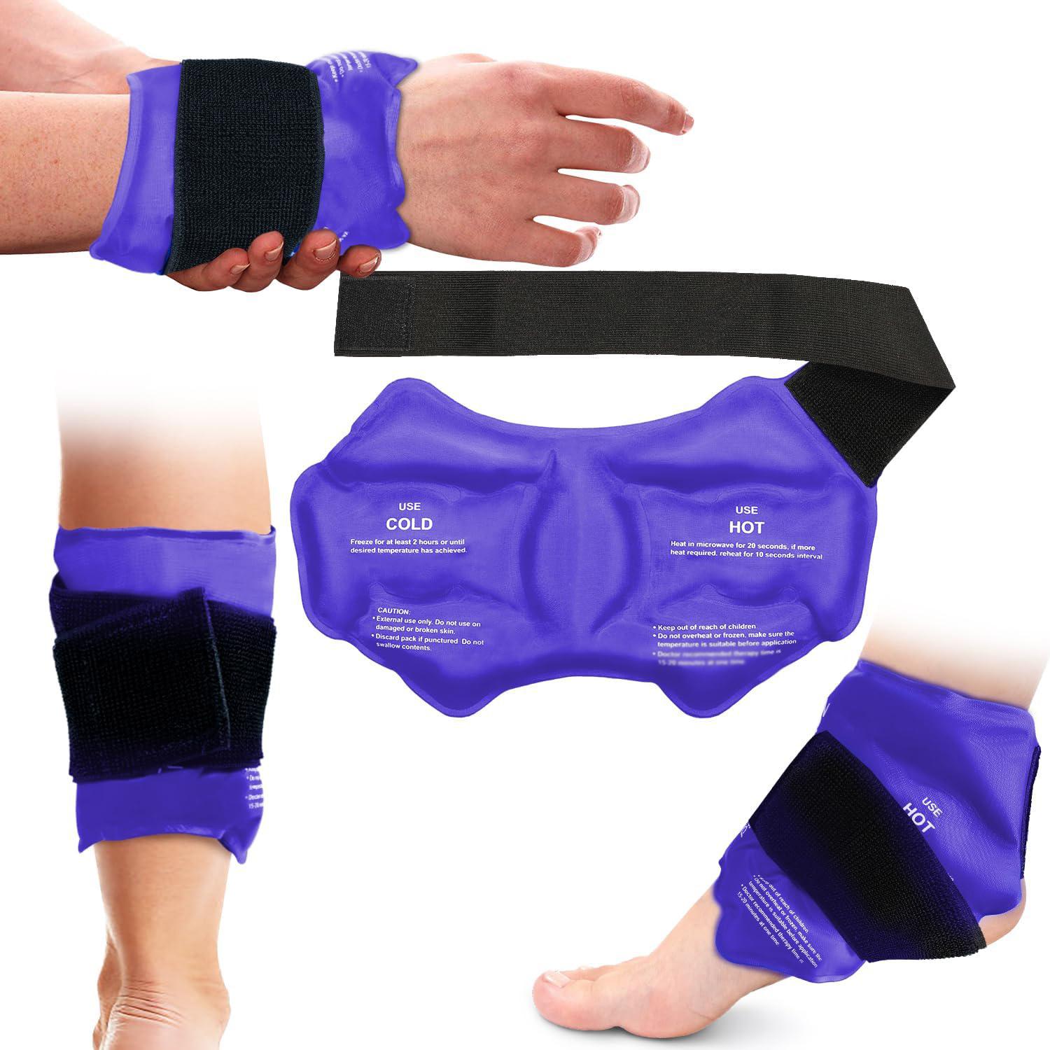 

Ankle Ice Pack Wrap for Sprained, Ice Pack for Ankle Inuries Reusable, Cold Therapy for Ankles Swelling, Post Surgery Recovery фіолетовий