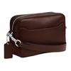 Coach Radio 23 Silver Hardware Leather Camera Bag Unisex Shoulder Bag Maple-Brown CCB51-MPL