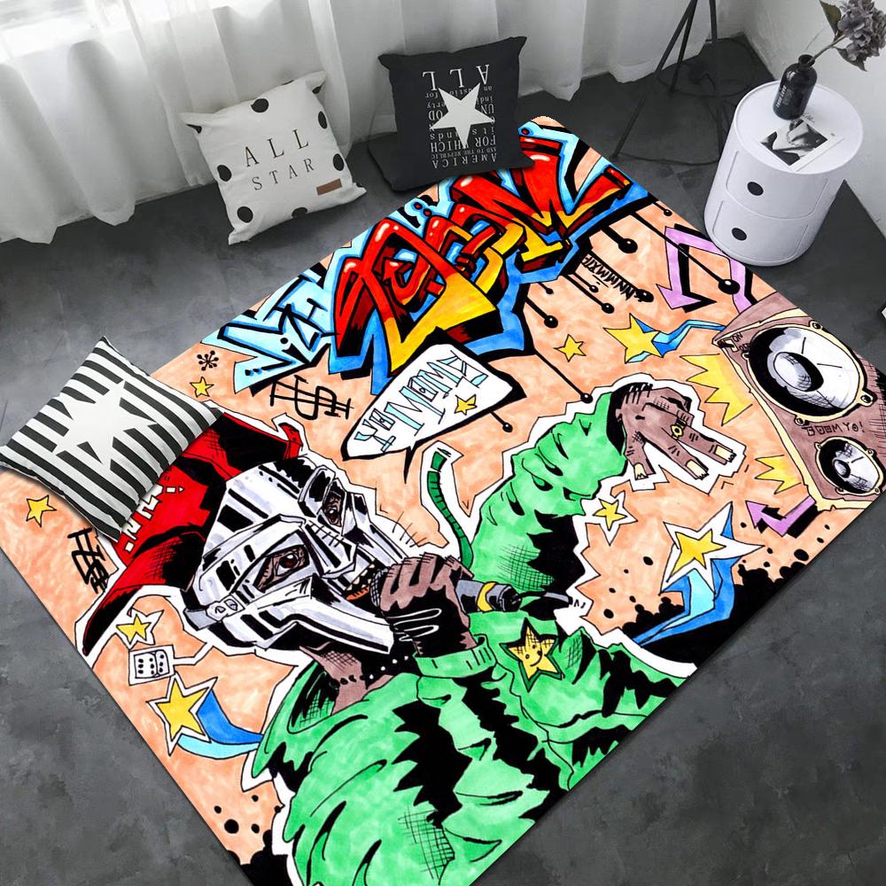 MF DOOM Room Mats Anti-slip Absorb Water Long Strip Cushion Bedroon Mat Welcome Doormat
