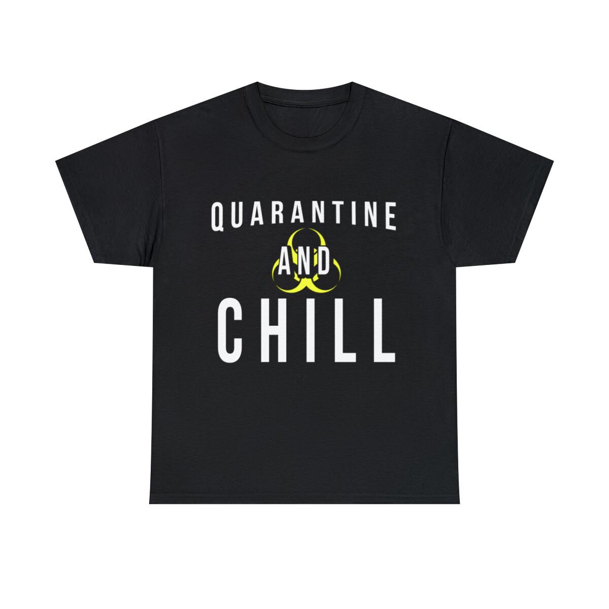 Quarantine And Chill Graphic Tee Shirt, S-5XL XXL