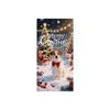 Christmas Santa Claus Door Cover - Yard Decoration & Photo Backdrop