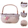 Ceramic Flower Pot for Handheld Basket Planter Container Indoor Decoration