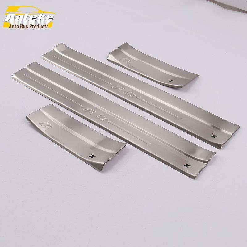 14-18 Fit Bumper Trunk Sill Scuff Plate & Bright Sill Strips