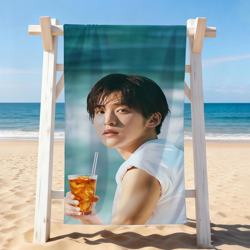 Japanese model R-Ren M-Meguro Towel Drying Bath Towel Applicable To Light Swimming Camping Yoga Beach Out
