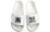 Li Ning LN Slipper Trendy EVA Quiet Slide Slippers Women's White AGAQ004-4