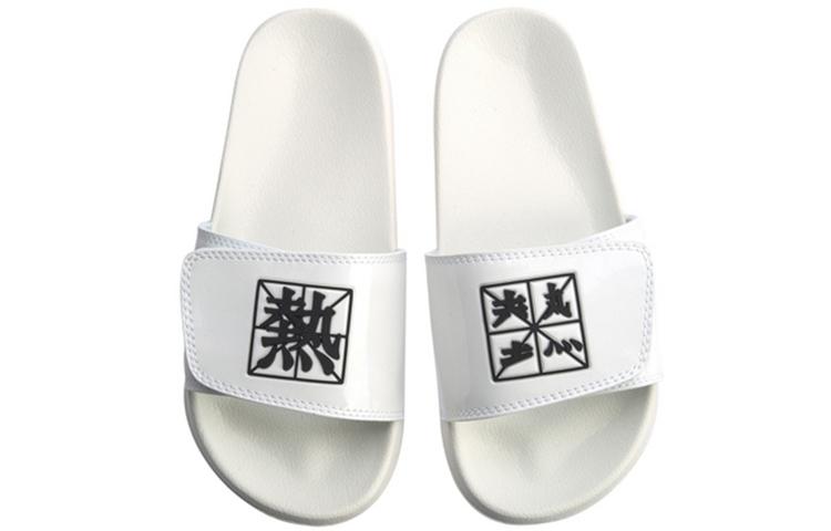 Li Ning LN Slipper Trendy EVA Quiet Slide Slippers Women's White AGAQ004-4