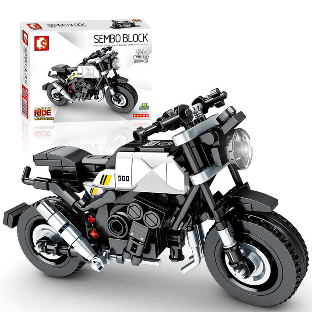 Motocross Building Blocks Toy Children Educational Assembled Off-road Racing Motorcycle Toys