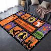 Halloween  Spooky Witch Pumpkin Carpet for Living Room Sofa Table Large Area Rugs Door Mat Anti-Slip Rug Bedside Foot Pad