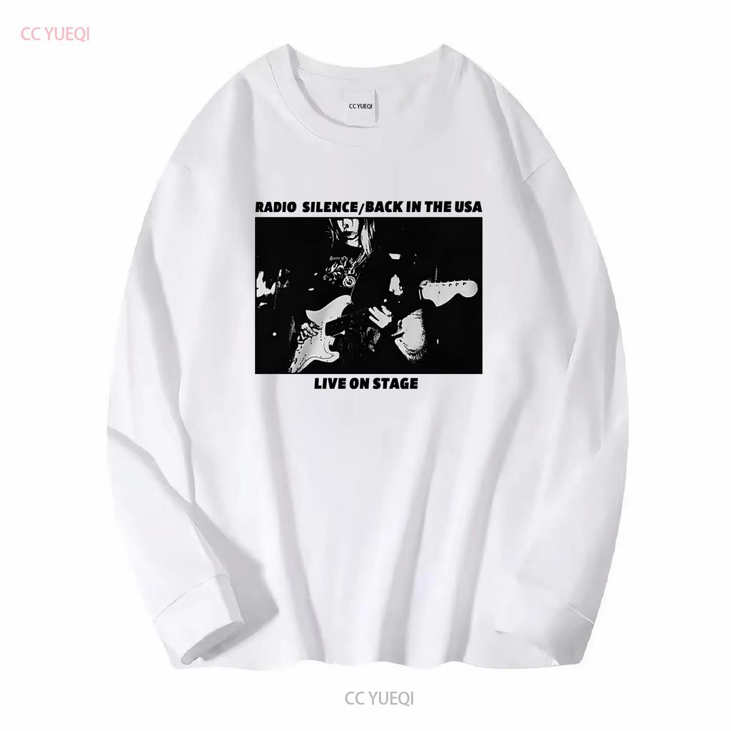 BRANDY MELVILLE JOHN GALT RADIO SILENCE LIVE ON STAGE USA SHIRT CREAM MENS L NEW vintage Washed Breathable graphic Soft