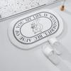 Absorbent Bath Mat Non-Slip Floor Rug Bathroom Kitchen Bedroom Entrance Soft Plush Carpet Cartoon Design