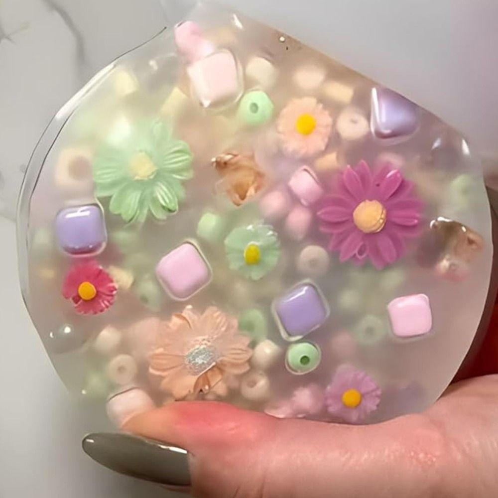 Stress Relief Floral Picky Pad Anxiety Toy Pad Pick Pad Fidget Decompression Toy for Adults Kids