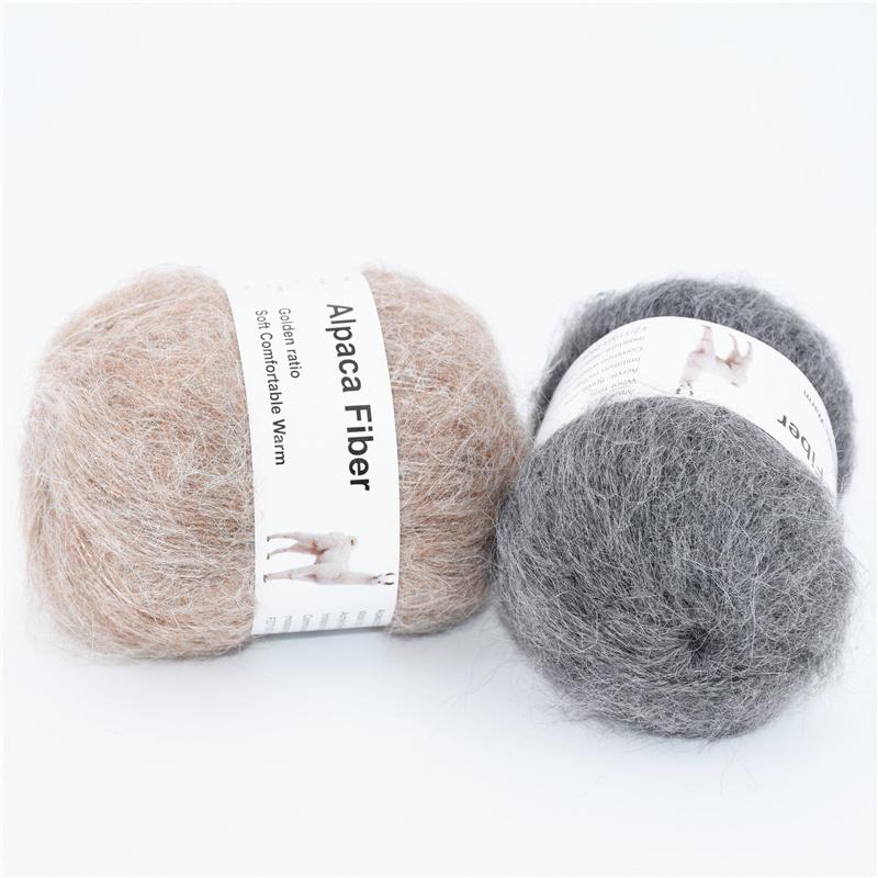6pcs 300g/10.56oz Alpaca Blend Chunky Yarn Ultra Soft Vibrant Yarn for Knitting & Crochet | DIY Vest Sweater Scarf Making KitWarm Winter Craft Yarn