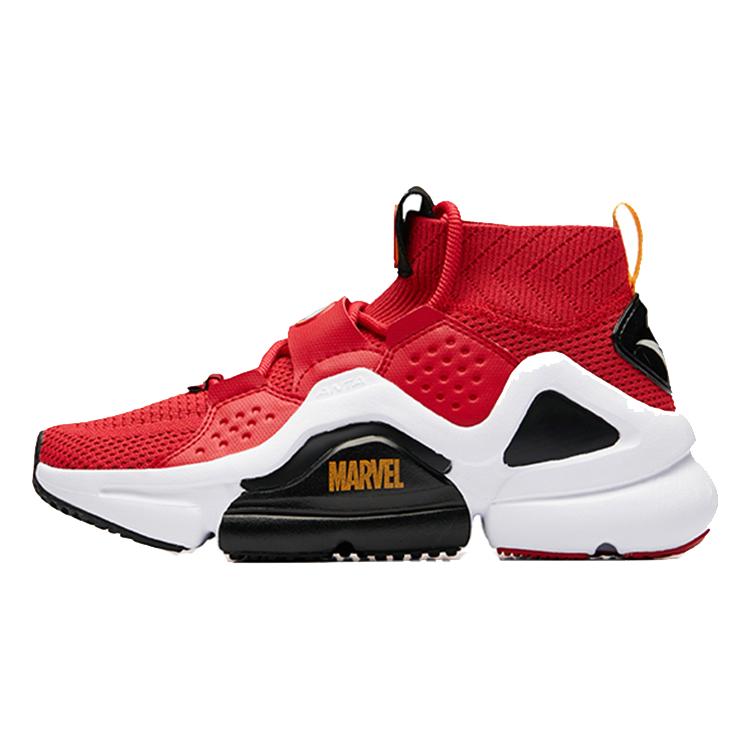 

MARVEL x Anta Mid top Running Shoes Women s White Red 92928812-9 36.5
