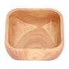 Square Wood Plate Wood Salad Plate Food Grade Safe Pastry Serving Dish  Fruit Display