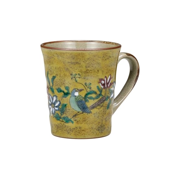 

Kutani ware Iwataya mug Yoshidaya Kacho Kutani ware K8-857