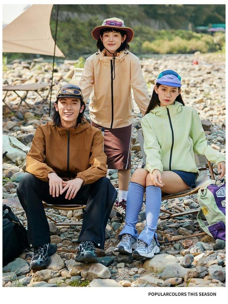 Pánské a dámské modely Větruodolné látky Pohodlná a stylová Tenká sekce Běžecká bunda Všestranný kabát YG-M99