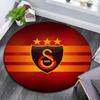 Galatasaray SK Round Area Rug,Carpet Rug for Living Room Bedroom Sofa Playroom Decor,Non-slip Floor Mat