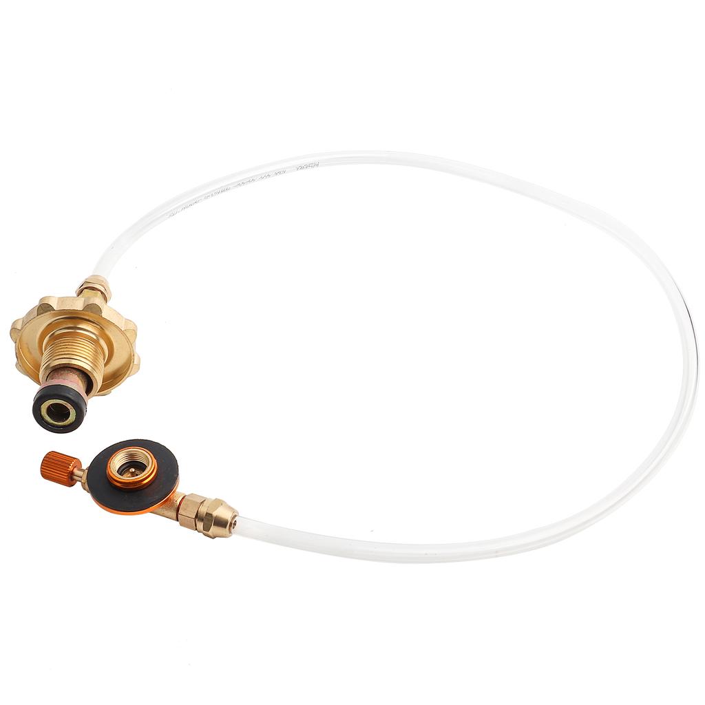 Outdoor Camping Stove Refill Adapter Converter Gas Bottle LPG Flat Tank Connector