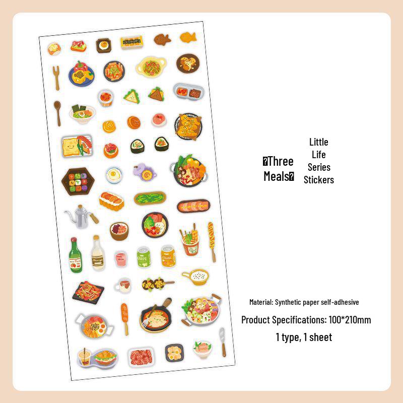 

Infeel.Me Little Life Series Stickers for DIY Journal Decor & Collage