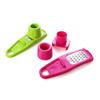 Pressed Garlic Chopper Rosy 1set With Hands Protecting Cover 2pcs