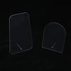 Irregular Acrylic Transparent Matte Manicure Tool False Nails Holder Showing Stand Color Card Nail Art Display Board