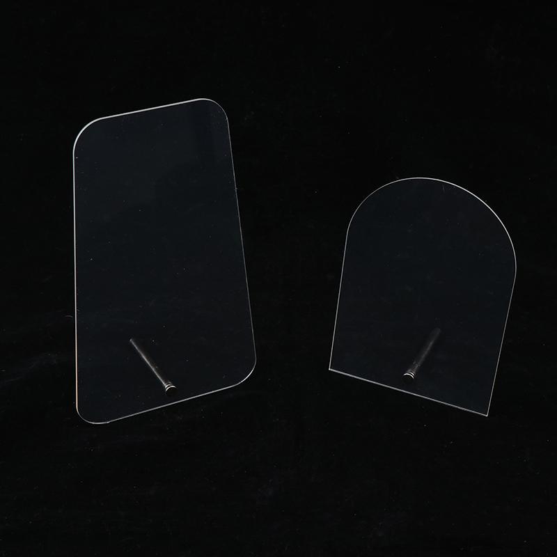Irregular Acrylic Transparent Matte Manicure Tool False Nails Holder Showing Stand Color Card Nail Art Display Board