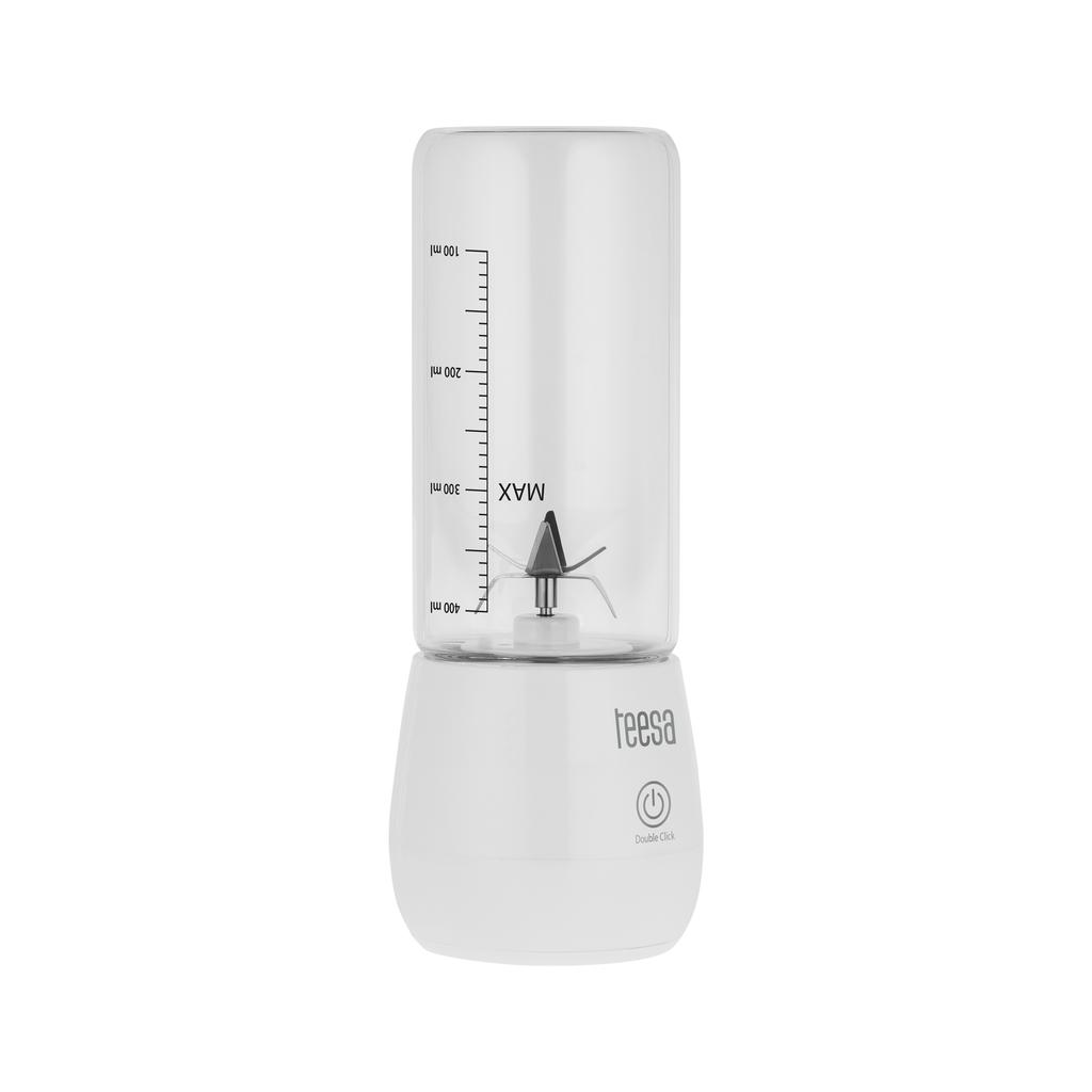 Portable cordless travel blender glass cup 450ml 100W Teesa