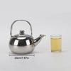 Stainless Steel Water Kettles Teapot With Infuser Filter Coffee Kettle Green Tea Jug Home Office Tea Coffee Tools Cookware